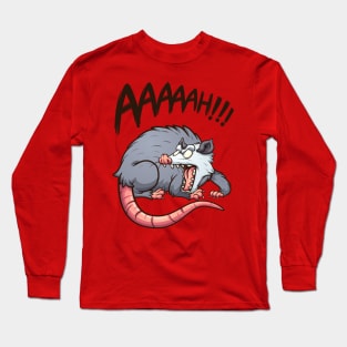 Angry opossum Long Sleeve T-Shirt